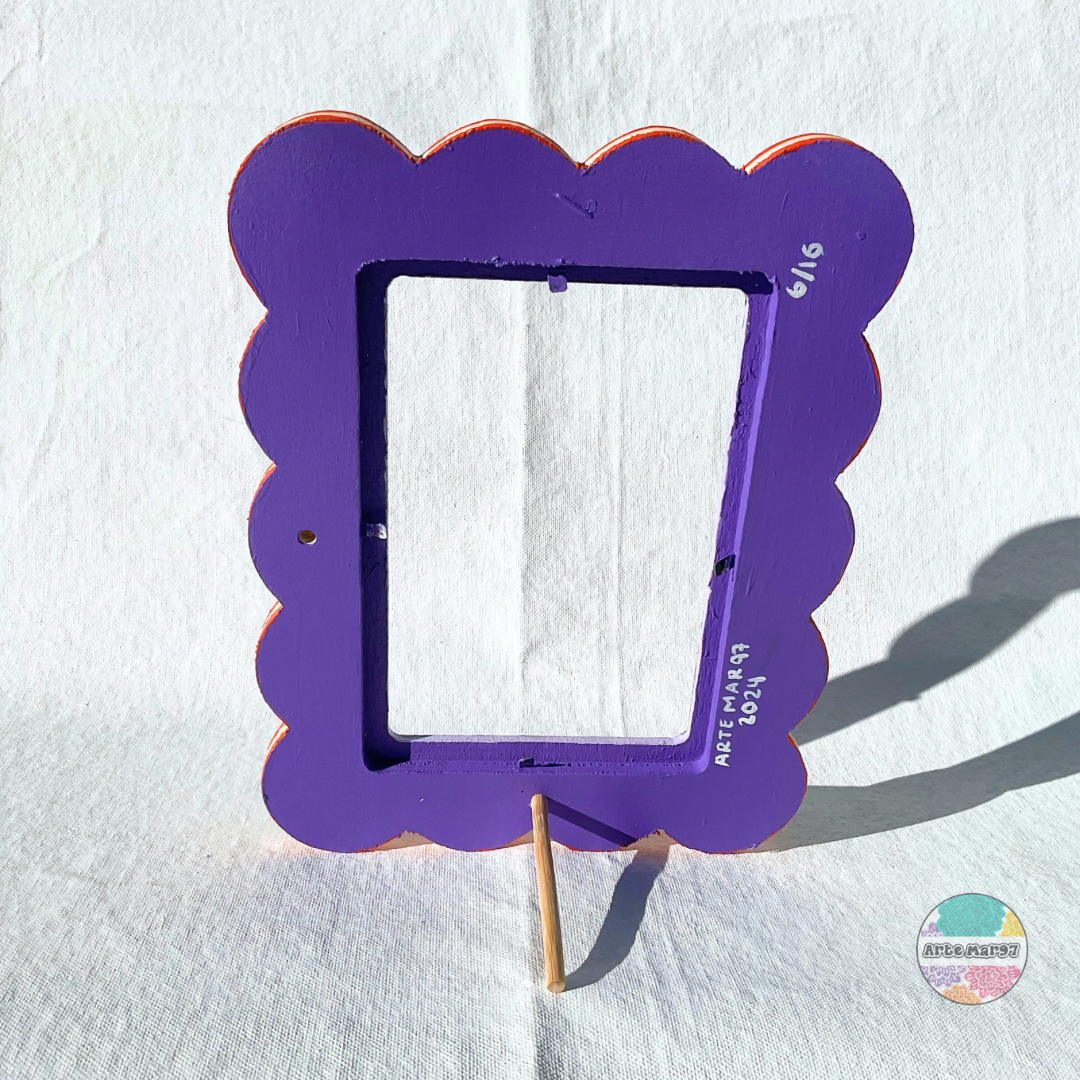 Flowers & Souls - Wooden Picture Frame