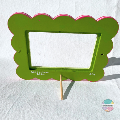 Sacred Hearts & Sugar Skulls - Wooden Picture Frame