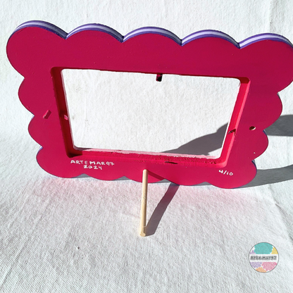 Cruzes, Flores, Pan de Muerto - Wooden Picture Frame