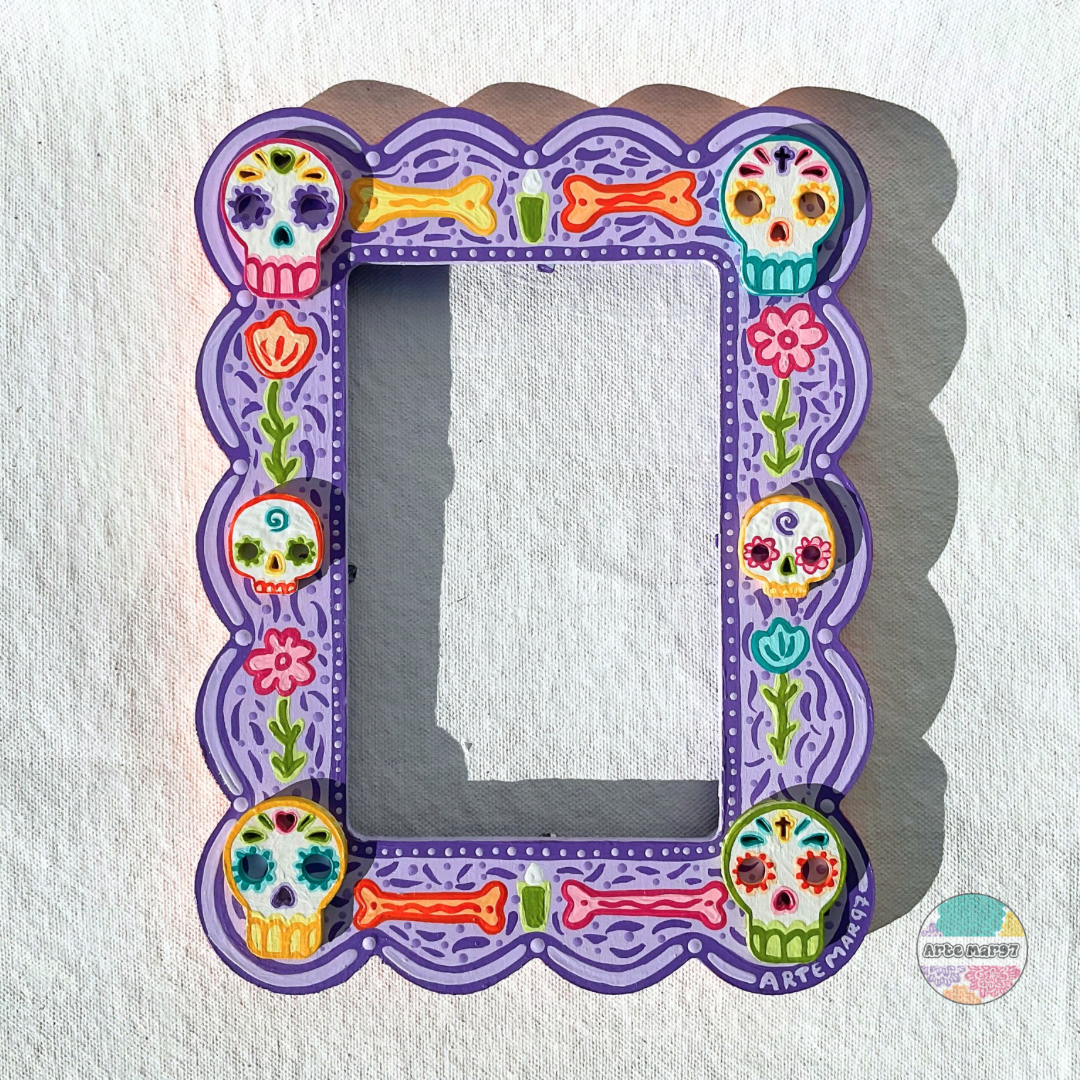 Flowers & Souls - Wooden Picture Frame