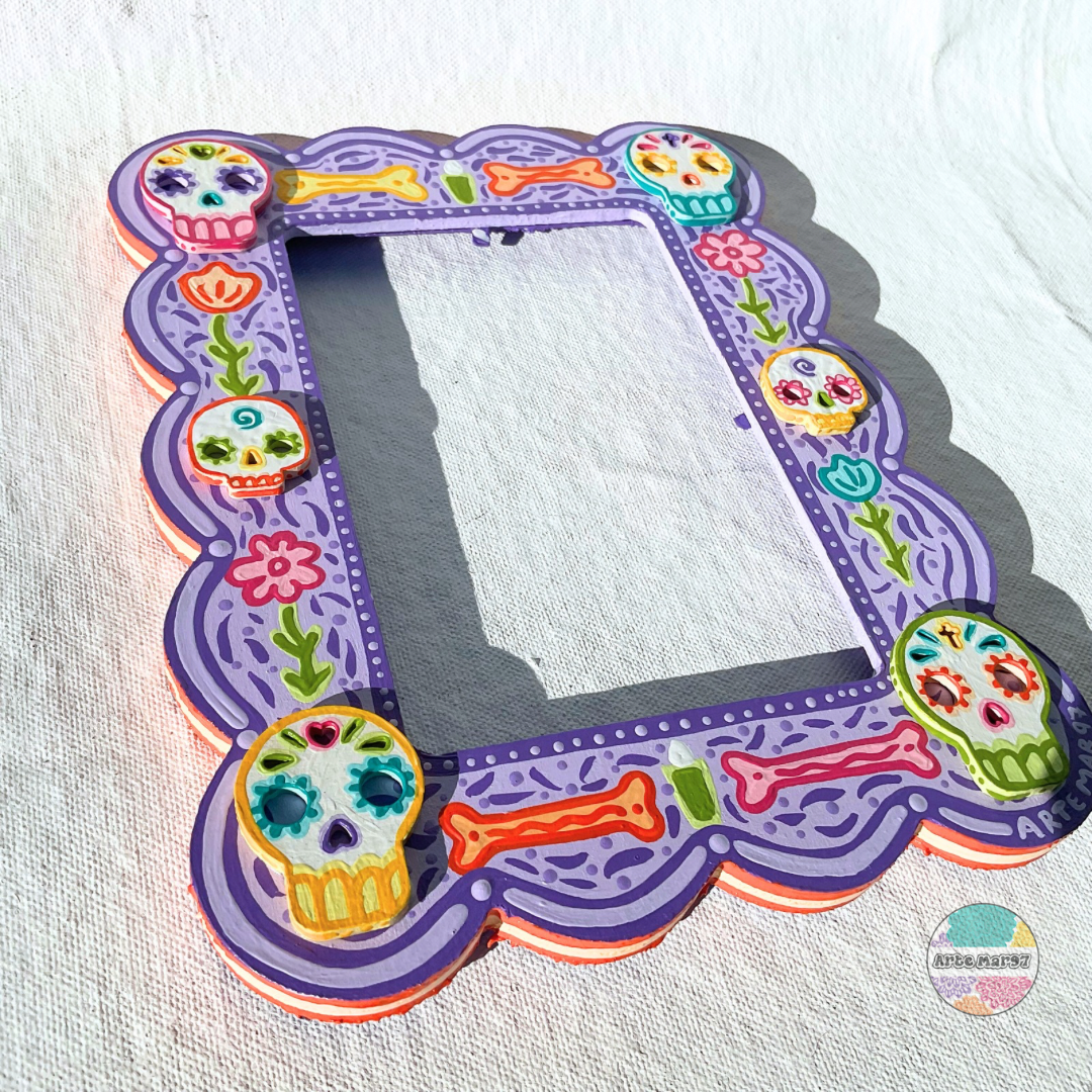 Flowers & Souls - Wooden Picture Frame