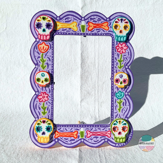 Flowers & Souls - Wooden Picture Frame