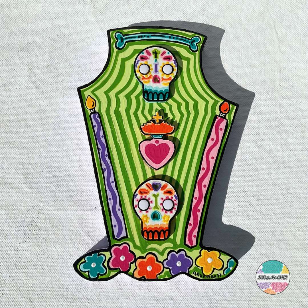 Eternal Love - Wooden Tombstone